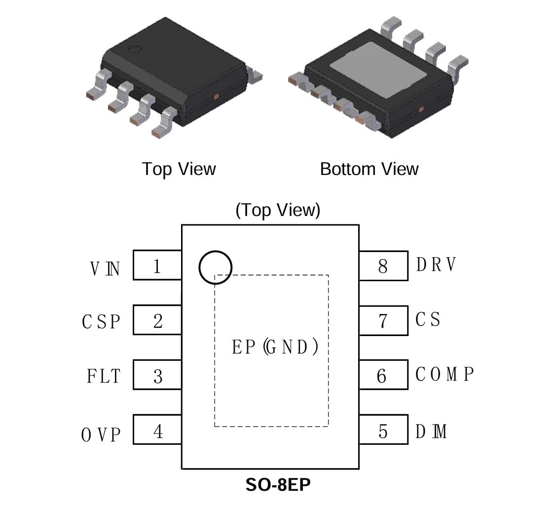 Schaltungsanordnung - Diodes Incorporated AL8866Q Aufwärts-/Abwärts-, Aufwärts-, Abwärts- und SEPIC-Wandler